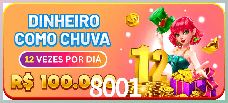 Aplicativo móvel 8001 para iOS e Android