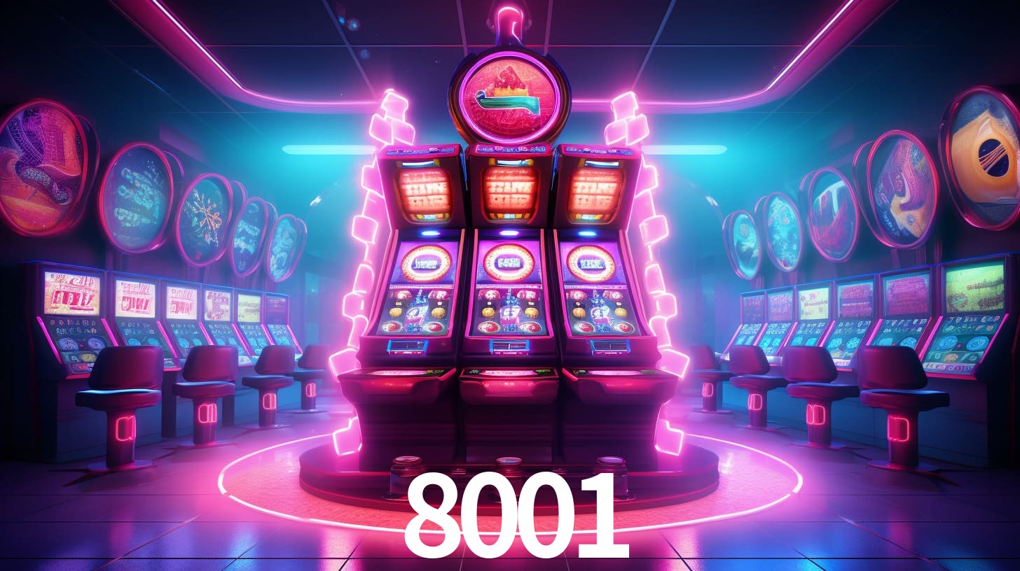 Sinta a adrenalina dos jogos de cassino com 8001